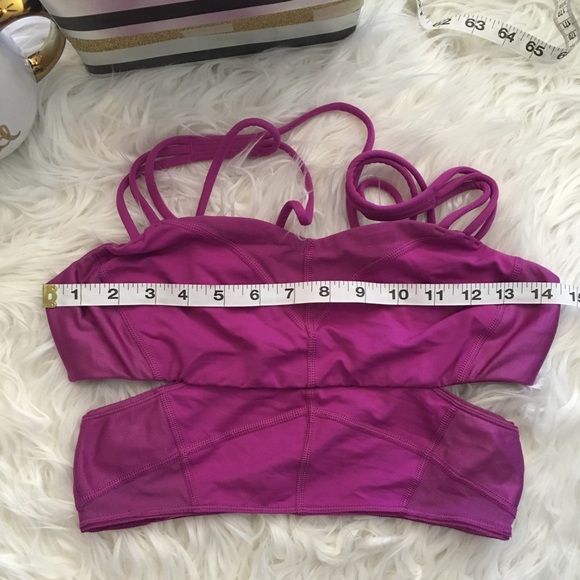 💜💖RARE Lululemon Equisite bra in ultraviolet - Picture 7 of 8